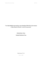 Novel high-definition transcranial grey noise stimulation (HD-tGNS) for the treatment of Major Depressive Disorder: A proof of concept study