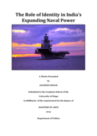 The Role of Identity in India’s Expanding Naval Power