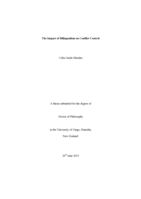 The Impact of Bilingualism on Conflict Control