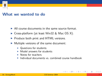 Dr. StrangeBook or How I learned to stop worrying and love XML