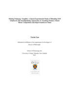 Making pedagogy tangible: A quasi-experimental study of blending Orff Schulwerk and soundpainting approaches to teaching primary school music composition and improvisation in China