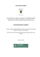 Your Brain on Booze: Impact of a Multimedia Adolescent Alcohol Educational Resource