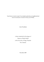 Food desert or food swamp? An in-depth exploration of neighbourhood food environments in Eastern Porirua and Whitby