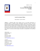 Local government failure
