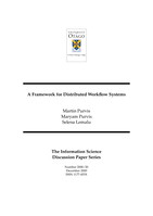 A framework for distributed workflow systems