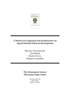 A multi-level approach and infrastructure for agent-oriented software development