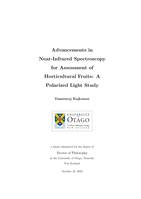 Advancements in near-infrared spectroscopy for assessment of horticultural fruits: A polarized light study