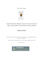 Using ArcGIS Story Map to Communicate an Emotive Topic: Responsible Cat Ownership in New Zealand