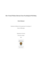 How virtual wellness retreats foster psychological well-being