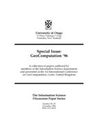 Special issue: GeoComputation ’96
