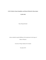 LIvES: Lifestyle, Energy Expenditure, and Sleep in Obstructive Sleep Apnoea (A pilot study)