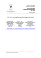 Oil Prices, Exchange Rates and Emerging Stock Markets