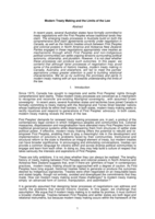 Modern Treaty Making and the Limits of the Law