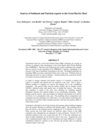 Sources of sediment and nutrient exports to the Great Barrier Reef