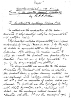 Researches carried out in 1928 during tenure of the Smeaton Research scholarship