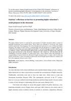 Students’ reflections on barriers to promoting higher education’s social purposes in the classroom