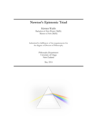 Newton's Epistemic Triad