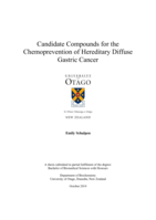 Candidate Compounds for the Chemoprevention of Hereditary Diffuse Gastric Cancer