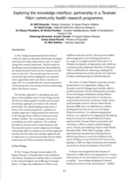 Exploring the knowledge interface: partnership in a Taranaki Māori community health research programme