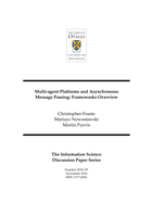Multi-agent platforms and asynchronous message passing: Frameworks overview