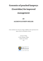 Genomics of pouched lampreys (Geotriidae) for improved management