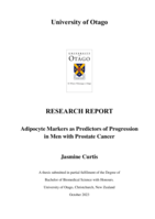 Adipocyte Markers as Predictors of Progression in Men with Prostate Cancer