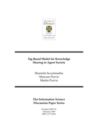 Tag based model for knowledge sharing in agent society