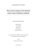 Stress and sex change in New Zealand spotty wrasse (Notolabrus celidotus)