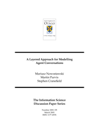 A layered approach for modelling agent conversations