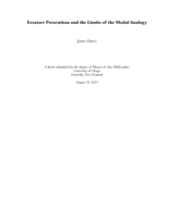 Ersatzer Presentism and the Limits of the Modal Analogy