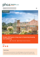 Budget 2023 goes a long way to improving housing and wellbeing