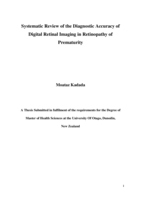 Systematic Review of the Diagnostic Accuracy of Digital Retinal Imaging in Retinopathy of Prematurity