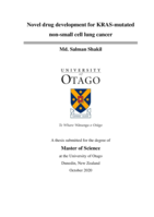 Novel drug development for KRAS-mutated non-small cell lung cancer