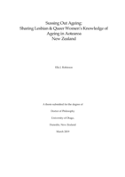 Sussing out ageing: Sharing lesbian & queer women's knowledge of ageing in Aotearoa New Zealand
