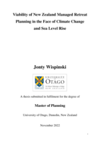 Viability of New Zealand Managed Retreat Planning in the Face of Climate Change and Sea Level Rise