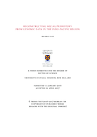 Reconstructing Social Prehistory from Genomic Data in the Indo-Pacific Region