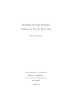 Modelling of Image Semantic Context for Novelty Detection