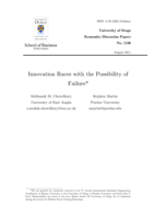 Innovation Races with the Possibility of Failure