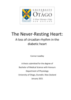 The Never-Resting Heart: A loss of circadian rhythm in the diabetic heart