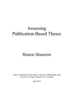 Assessing Publication-Based Theses