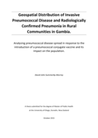 Geospatial Distribution of Invasive Pneumococcal Disease and Radiologically Confirmed Pneumonia in Rural Communities in Gambia