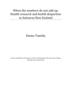 When the numbers do not add up: Health research and health disparities in Aotearoa New Zealand