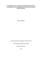 Examination of an Assessment-Informed Instructional Consultation Process Implemented with Junior Primary School Teachers