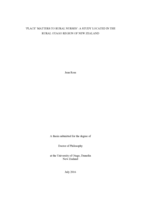 'Place' Matters to Rural Nurses: A Study Located in the Rural Otago Region of New Zealand