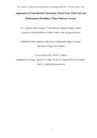 Approaches in Experimental Volcanology: Bench-Scale, Field-Scale and Mathematical Modelling of Maar-Diatreme Systems