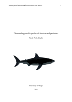 Dismantling media produced fear toward predators