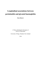 Longitudinal associations between periodontitis and glycated haemoglobin