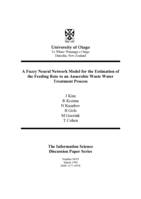 A fuzzy neural network model for the estimation of the feeding rate to an anaerobic waste water treatment process