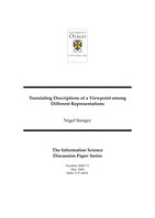 Translating descriptions of a viewpoint among different representations