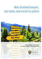 New Zealand lawyers, Pro Bono, and Access to Justice